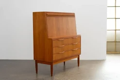 Discount Pamono Danish Teak Sekretär by Erling Torvits for Klim Møbelfabrik, 1960s