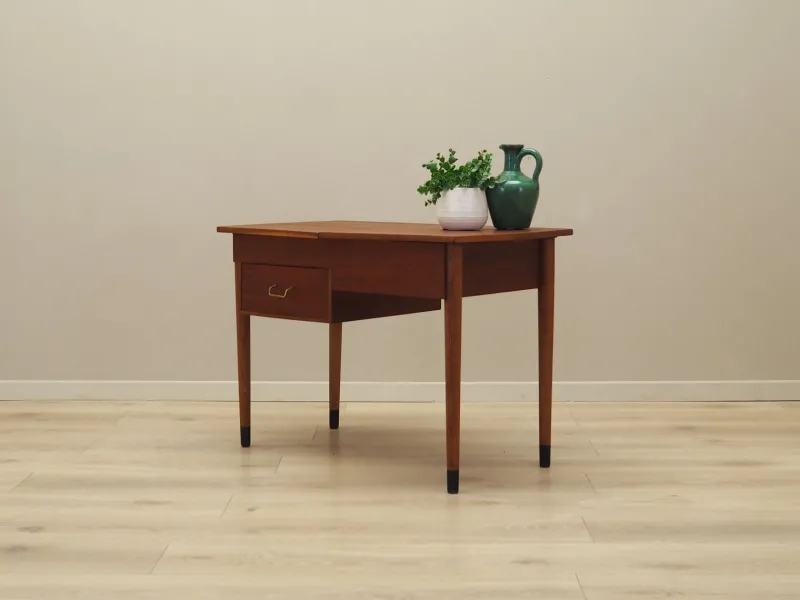 Pamono Danish Teak Sewing Table, 1960s> Worktables & Workbenches