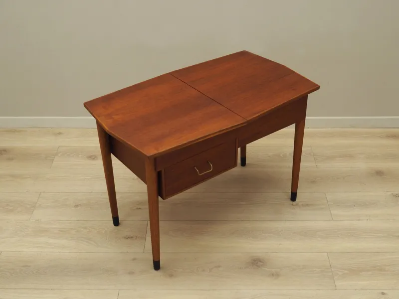 Pamono Danish Teak Sewing Table, 1960s> Worktables & Workbenches