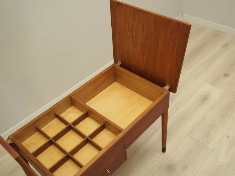 Pamono Danish Teak Sewing Table, 1960s> Worktables & Workbenches
