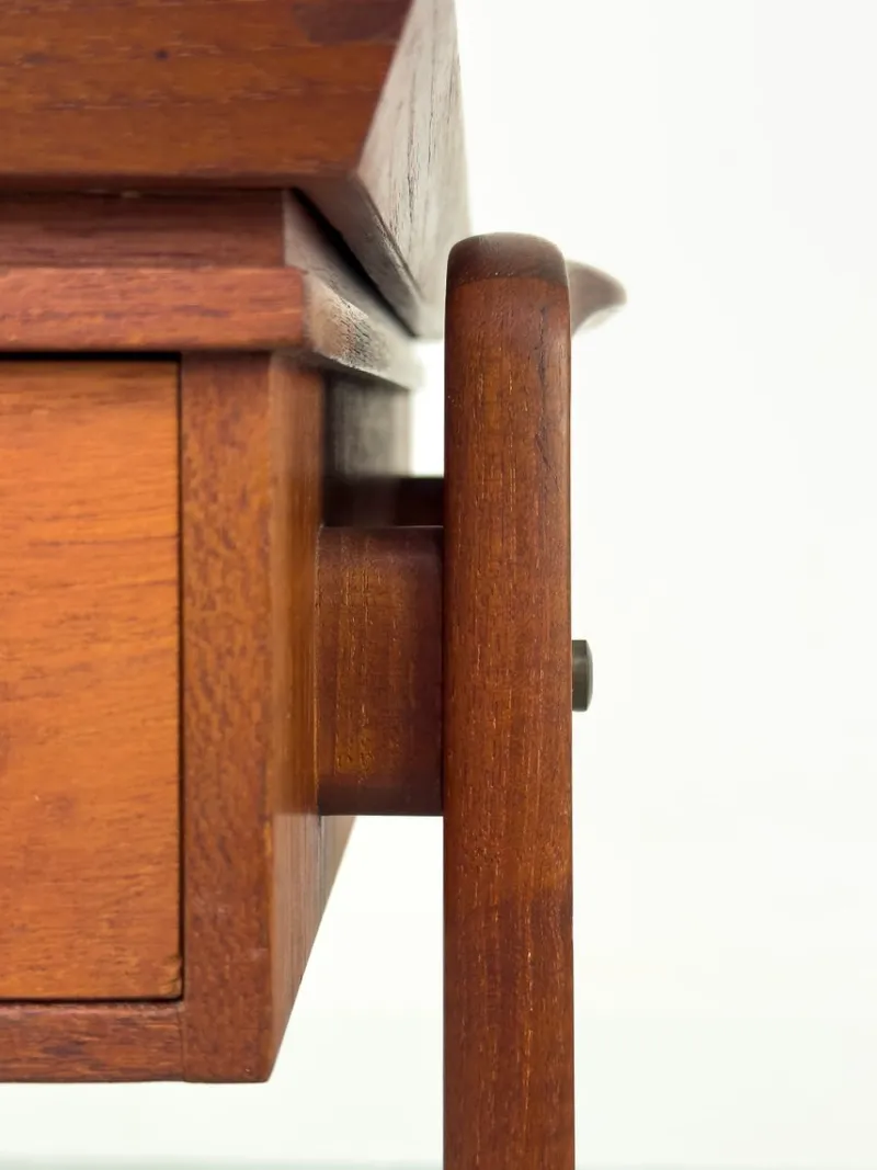 Pamono Danish Teak Side Table with Drawers, 1960s> Coffee & Side Tables