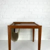 Pamono Danish Teak Side Table with Magazine Holder, 1960s> Magazine Racks