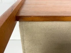 Pamono Danish Teak Side Table with Magazine Holder, 1960s><noscript><img width=