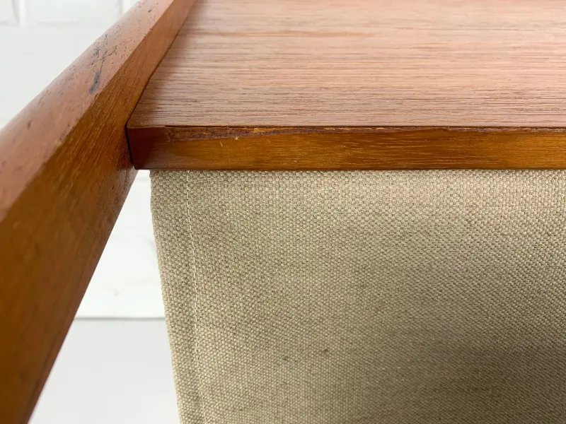 Pamono Danish Teak Side Table with Magazine Holder, 1960s> Magazine Racks