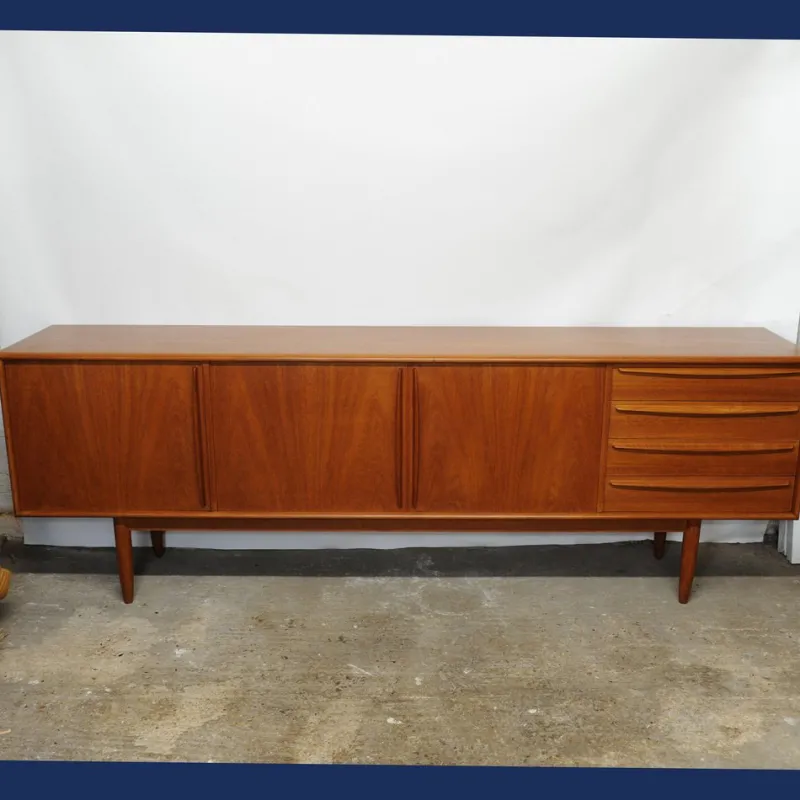 Pamono Danish Teak Sideboard with Bar Section attributed to Bernhard Pedersen & Søn, 1960s> Sideboards & Buffets