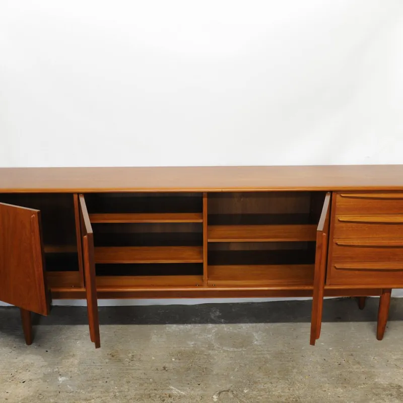 Pamono Danish Teak Sideboard with Bar Section attributed to Bernhard Pedersen & Søn, 1960s> Sideboards & Buffets