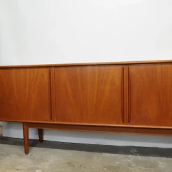Pamono Danish Teak Sideboard with Bar Section attributed to Bernhard Pedersen & Søn, 1960s><noscript><img width=