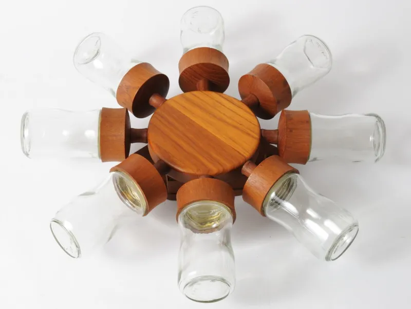 Clearance Pamono Danish Teak Spice Carousel from Digsmed, 1960s