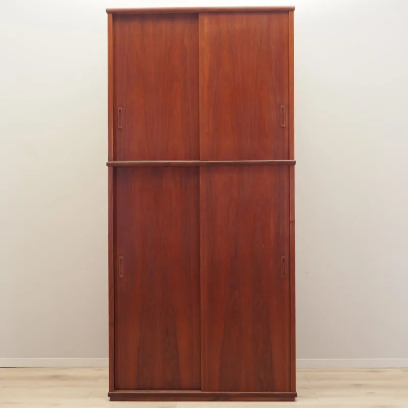 Discount Pamono Danish Teak Wardrobe, Denmark, 1970s