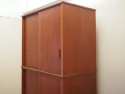 Discount Pamono Danish Teak Wardrobe, Denmark, 1970s