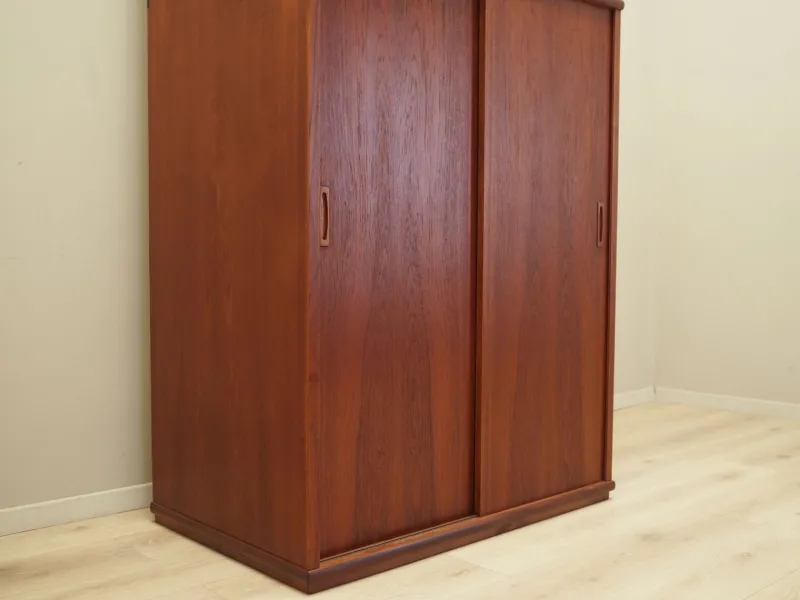 Discount Pamono Danish Teak Wardrobe, Denmark, 1970s