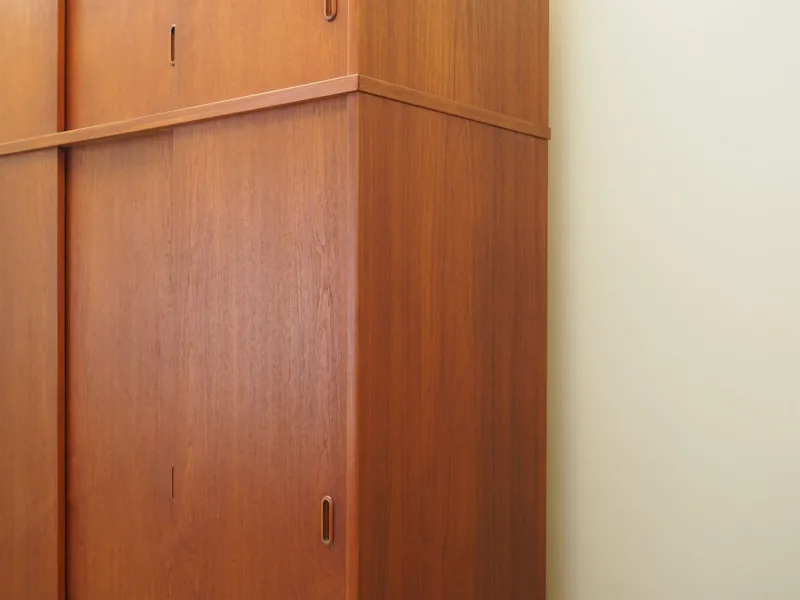 Outlet Pamono Danish Teak Wardrobe, 1970s