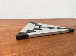 Pamono Danish Triangular Trivet Coasters by Jorgen Meldgaard for Menu, 1980s, Set of 3><noscript><img width=