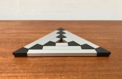 Pamono Danish Triangular Trivet Coasters by Jorgen Meldgaard for Menu, 1980s, Set of 3><noscript><img width=