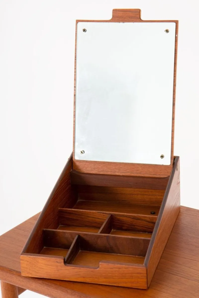 Pamono Danish Vanity Table or Desk in Teak by Kurt Østervig, Denmark> Dressing Tables
