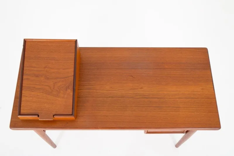 Pamono Danish Vanity Table or Desk in Teak by Kurt Østervig, Denmark> Dressing Tables