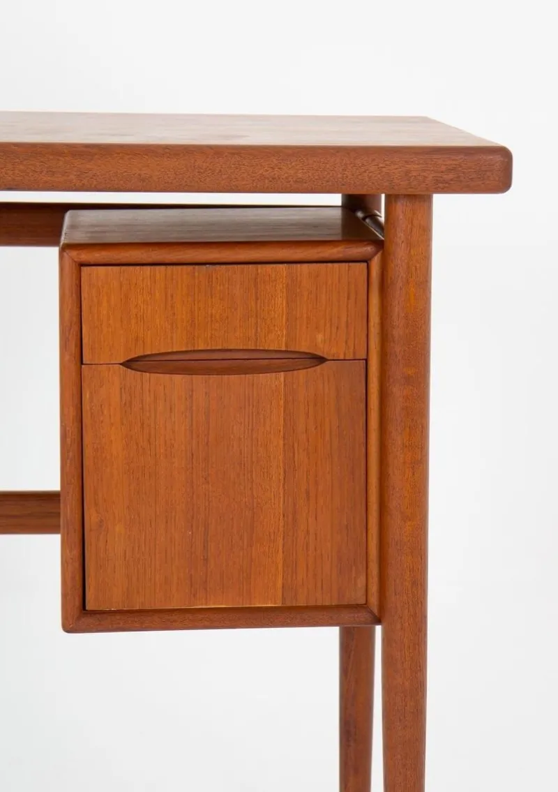 Pamono Danish Vanity Table or Desk in Teak by Kurt Østervig, Denmark> Dressing Tables