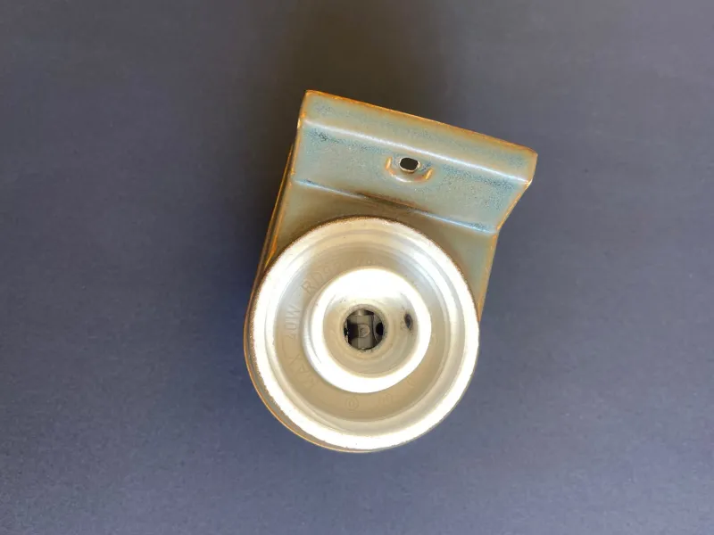 Pamono Dark Caramel Double Wall Lamp by Sigvard Bernadotte, 1970s> Wall Lights & Sconces