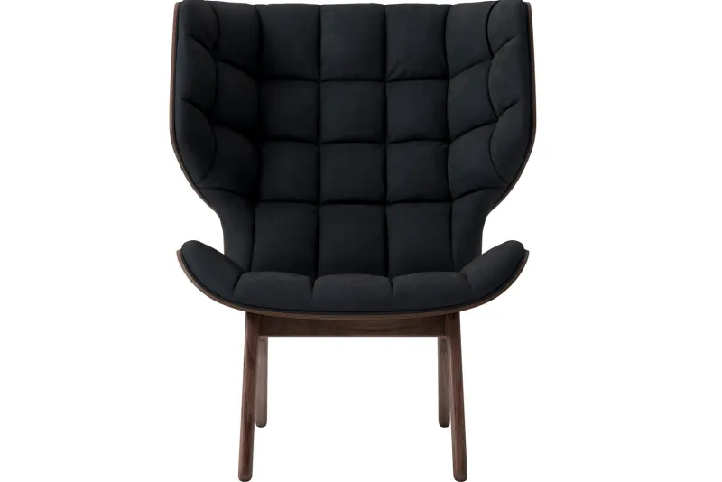Pamono Dark Stained Velvet & Midnight Blue Mammoth Chair by Rune Krojgaard & Knut Bendik Humlevik for Norr11> Seating