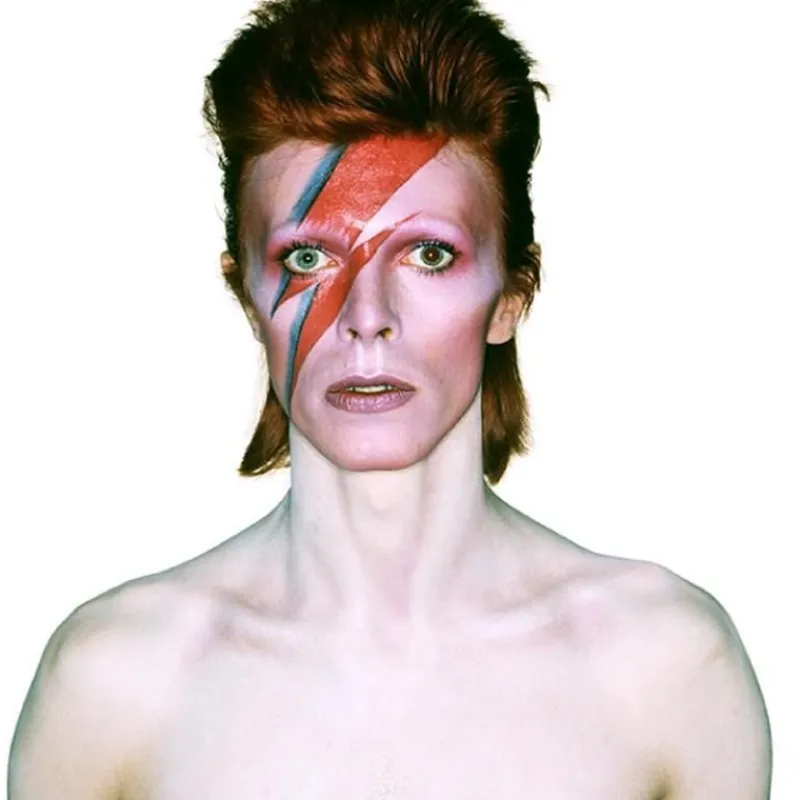 Pamono David Bowie Aladdin Sane, Eyes Open, Limited Edition Signed by David Bowie, 1973> Photography