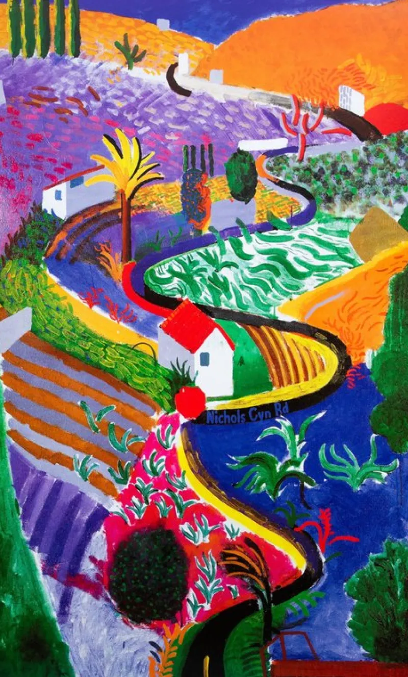 Pamono David Hockney Nichols Canyon Poster> Posters