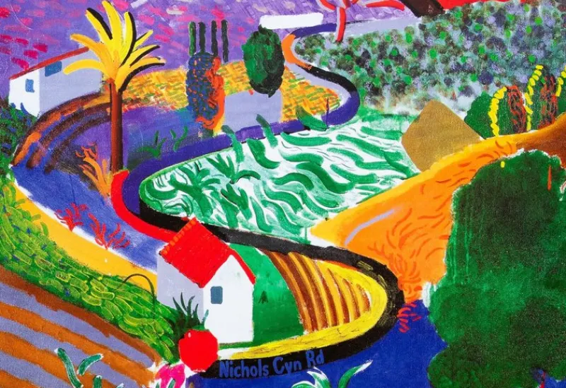 Pamono David Hockney Nichols Canyon Poster> Posters