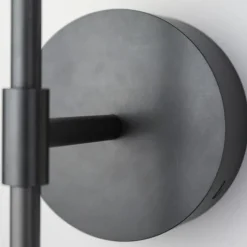 Pamono Dawn Single Black Gunmetal Wall Sconce by Schwung><noscript><img width=