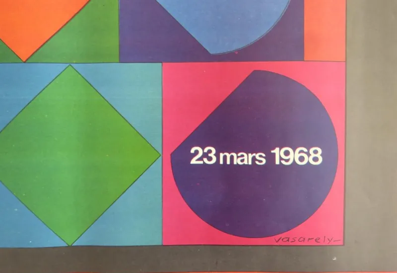 Pamono Day of Intellectuals for Vietnam Poster after Soulages, Picasso, Vasarely & Masson, 1968> Posters