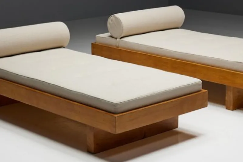 Discount Pamono Daybed by Charlotte Perriand for Méribel Les Allues, 1960s
