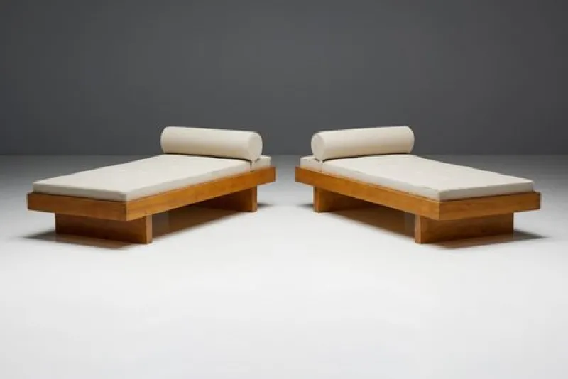 Discount Pamono Daybed by Charlotte Perriand for Méribel Les Allues, 1960s