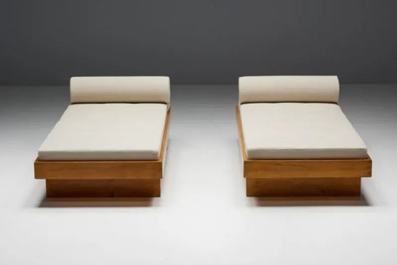 Discount Pamono Daybed by Charlotte Perriand for Méribel Les Allues, 1960s