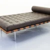 Pamono Daybed in Black Leather by Ludwig Mies Van Der Rohe for Knoll International> Daybeds & Chaises Lounges