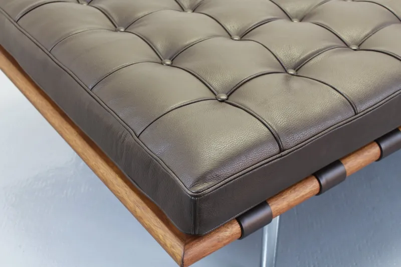 Pamono Daybed in Black Leather by Ludwig Mies Van Der Rohe for Knoll International> Daybeds & Chaises Lounges