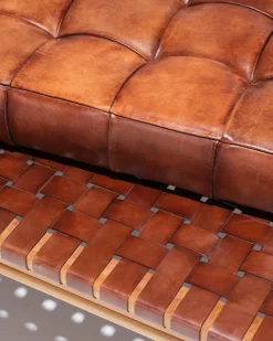 Pamono Daybed in Leather and Wood by Olivier de Schrijver, 1970s><noscript><img width=