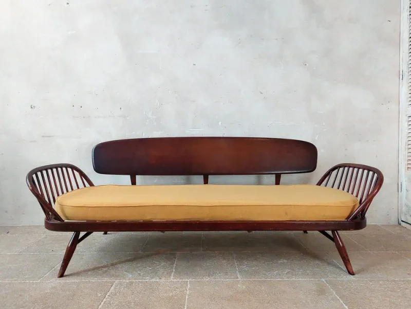 Pamono Daybed Sofa attributed to Lucian Ercolani for Ercol, 1960s> Daybeds & Chaises Lounges
