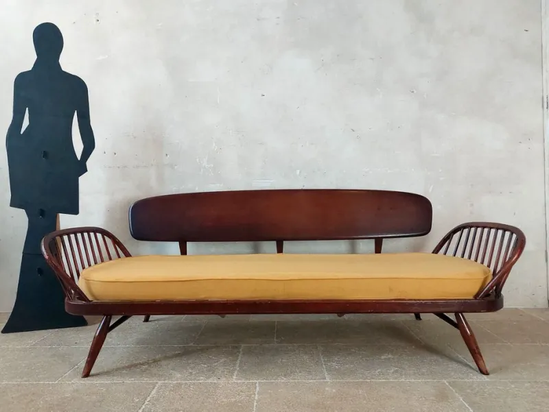Pamono Daybed Sofa attributed to Lucian Ercolani for Ercol, 1960s> Daybeds & Chaises Lounges