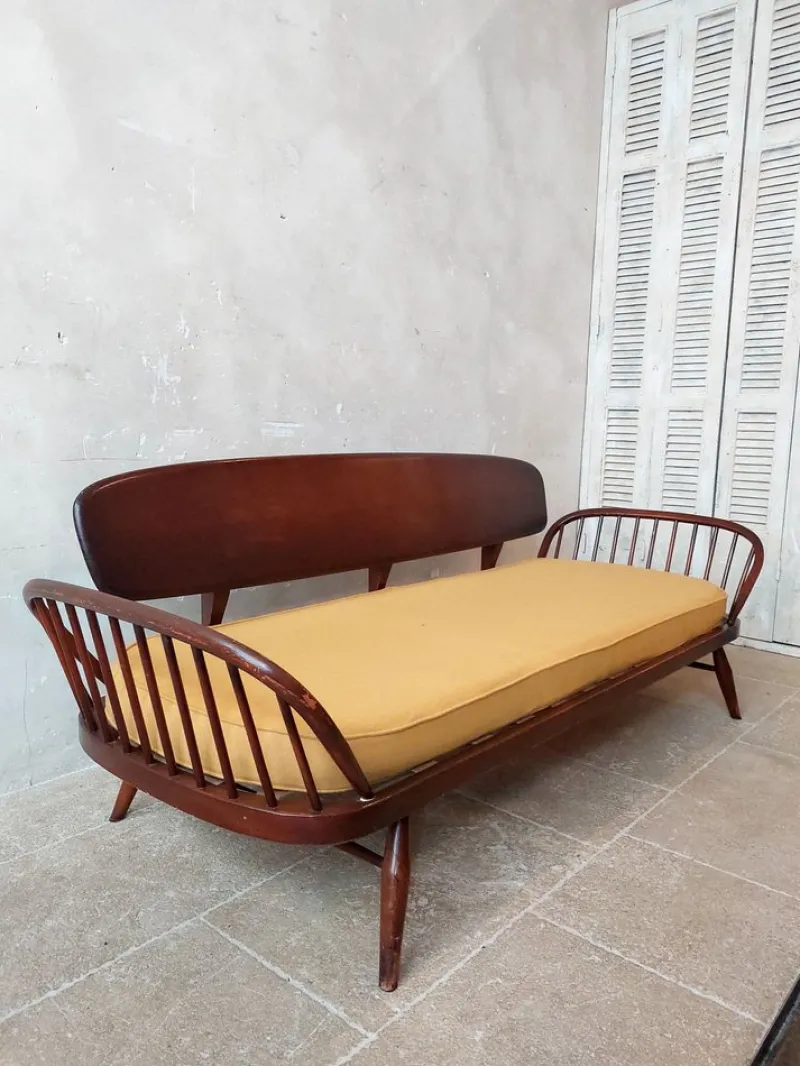 Pamono Daybed Sofa attributed to Lucian Ercolani for Ercol, 1960s> Daybeds & Chaises Lounges