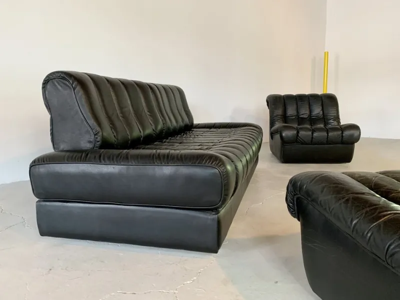 Pamono DD 85 Living Room Set from De Sede, Set of 3> Living Room Sets
