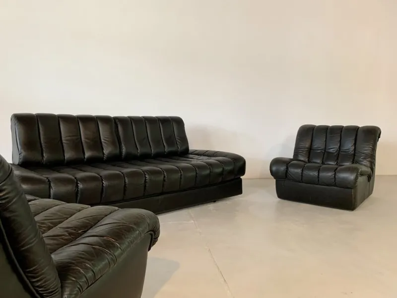 Pamono DD 85 Living Room Set from De Sede, Set of 3> Living Room Sets