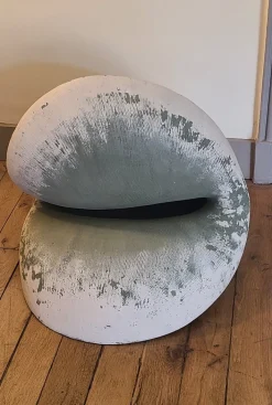 Pamono Debizet Agnes, The Open Almond, 1990, Stoneware> Minimalist