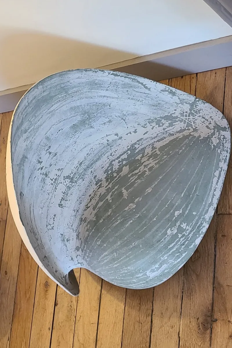 Pamono Debizet Agnes, The Open Almond, 1990, Stoneware> Minimalist