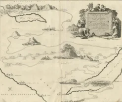 Online Pamono Decorative Map of the Holy Land by Pieter Mortier, 1700