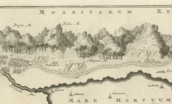 Online Pamono Decorative Map of the Holy Land by Pieter Mortier, 1700