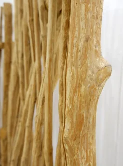 Pamono Decorative 3-Panel Room Divider in Wood Branches><noscript><img width=