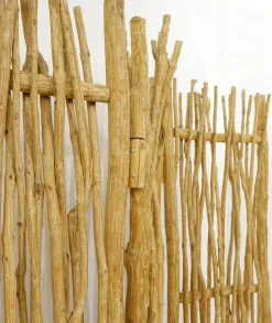 Pamono Decorative 3-Panel Room Divider in Wood Branches><noscript><img width=