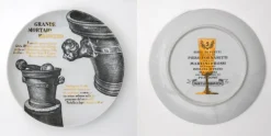 Discount Pamono Decorative Porcelain Plates by P. Fornasetti for Martini & Rossi, 1960s, Set of 12