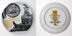 Discount Pamono Decorative Porcelain Plates by P. Fornasetti for Martini & Rossi, 1960s, Set of 12