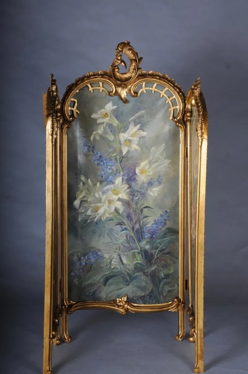 Clearance Pamono Decorative Rococo Room Divider from Belle Époque, 1880