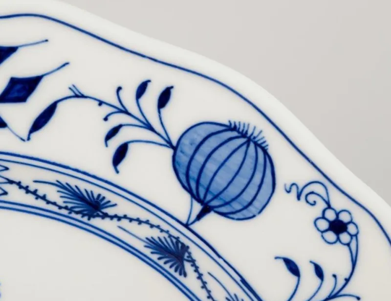 Pamono Deep Dinner Plates from Meissen, 1890s, Set of 3> Dinner Plates & Bowls