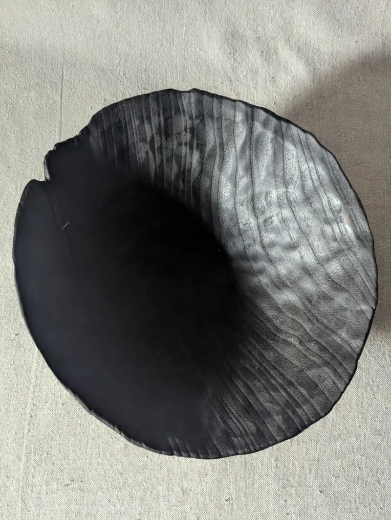 Sale Pamono Deep Plate in Burnt Elm by Atelier Bloam